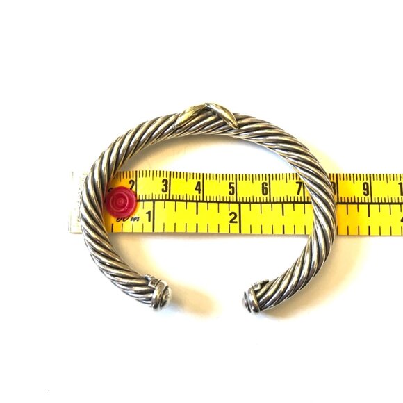 David Yurman Silver and Gold Bracelet - Picture 13 of 14
